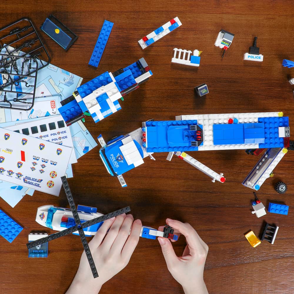 8 in 1 City Police Building Toy Set