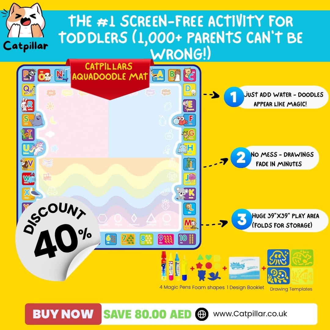 Doodle Mat: Animal Alphabet Safari