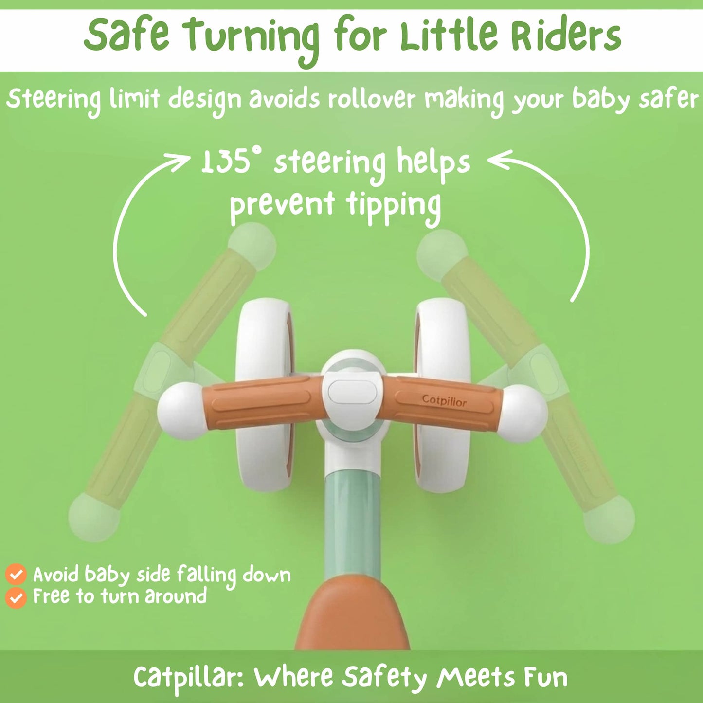 SmartStart™ Balance Bike - First Bike for Toddlers (Age 2-5)
