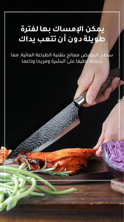 مجموعة سكاكين مطبخ احترافية منزلية مكونة من 6 قطع، اصنعي مطبخ مصنف بالنجوم خاص بك معها