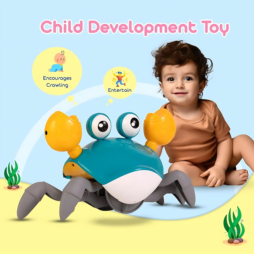 Baby Crawling Crab Toy