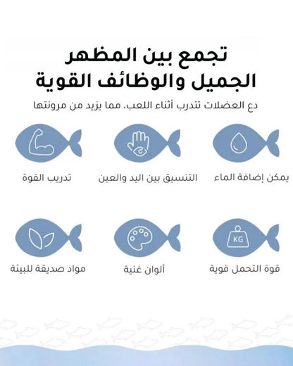 سجادة الماء التفاعلية للأطفال – تصميم مستطيل 26×20 إنش بسمك 2.36 إنش، متعة آمنة ومليئة بالمرح!