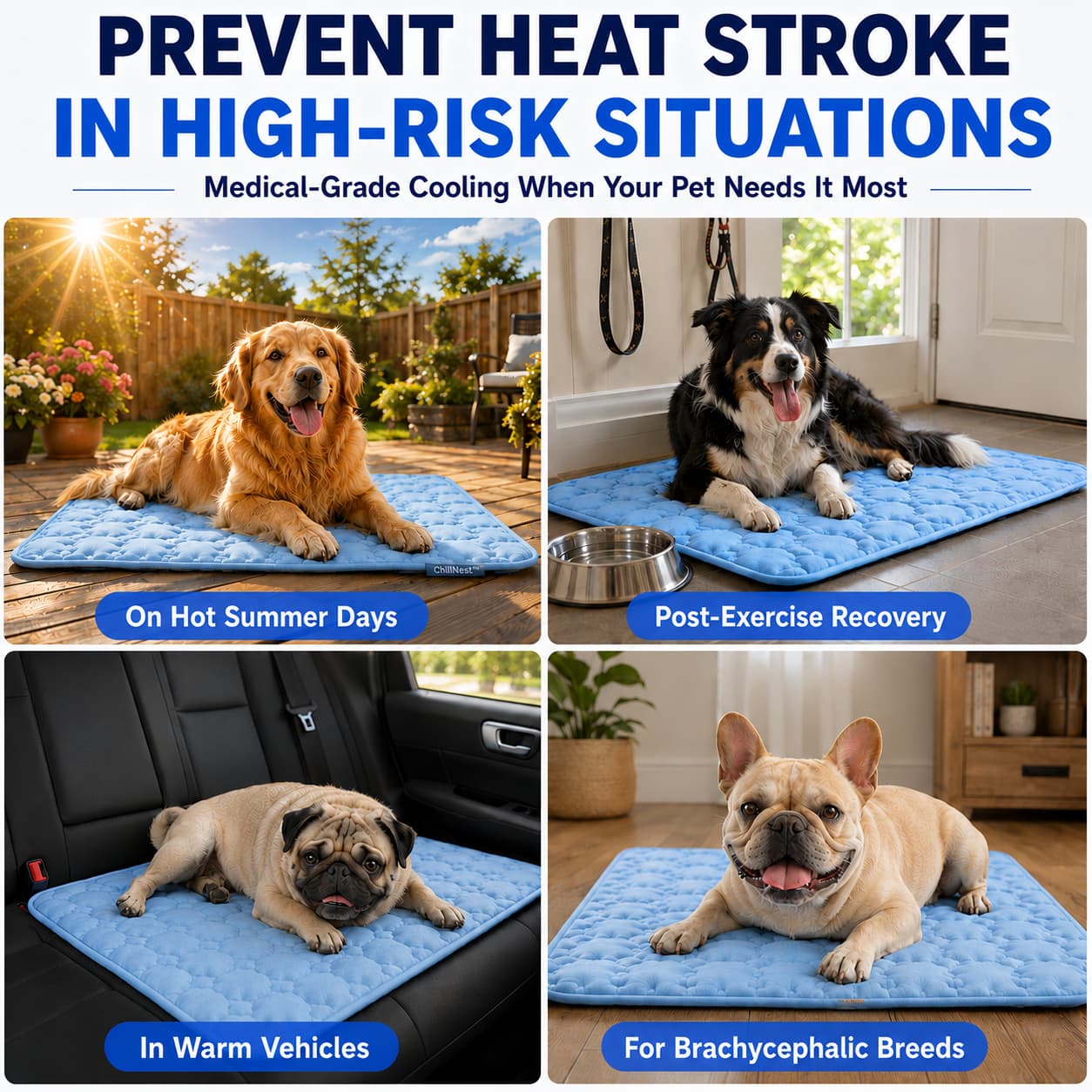 ChillNest™ Self-Cooling Mat - Because Water and Shade Aren't Enough