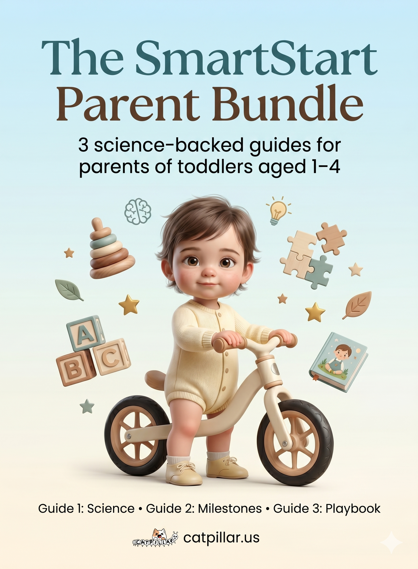 The SmartStart Parent Bundle: 3 Science-Backed Guides for Toddlers Aged 1–4